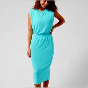 NWT Athleta Santorini Cinch Dress Size Large